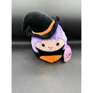 Squishmallows Madeleine Witch Plush –12” Purple Black Orange Halloween